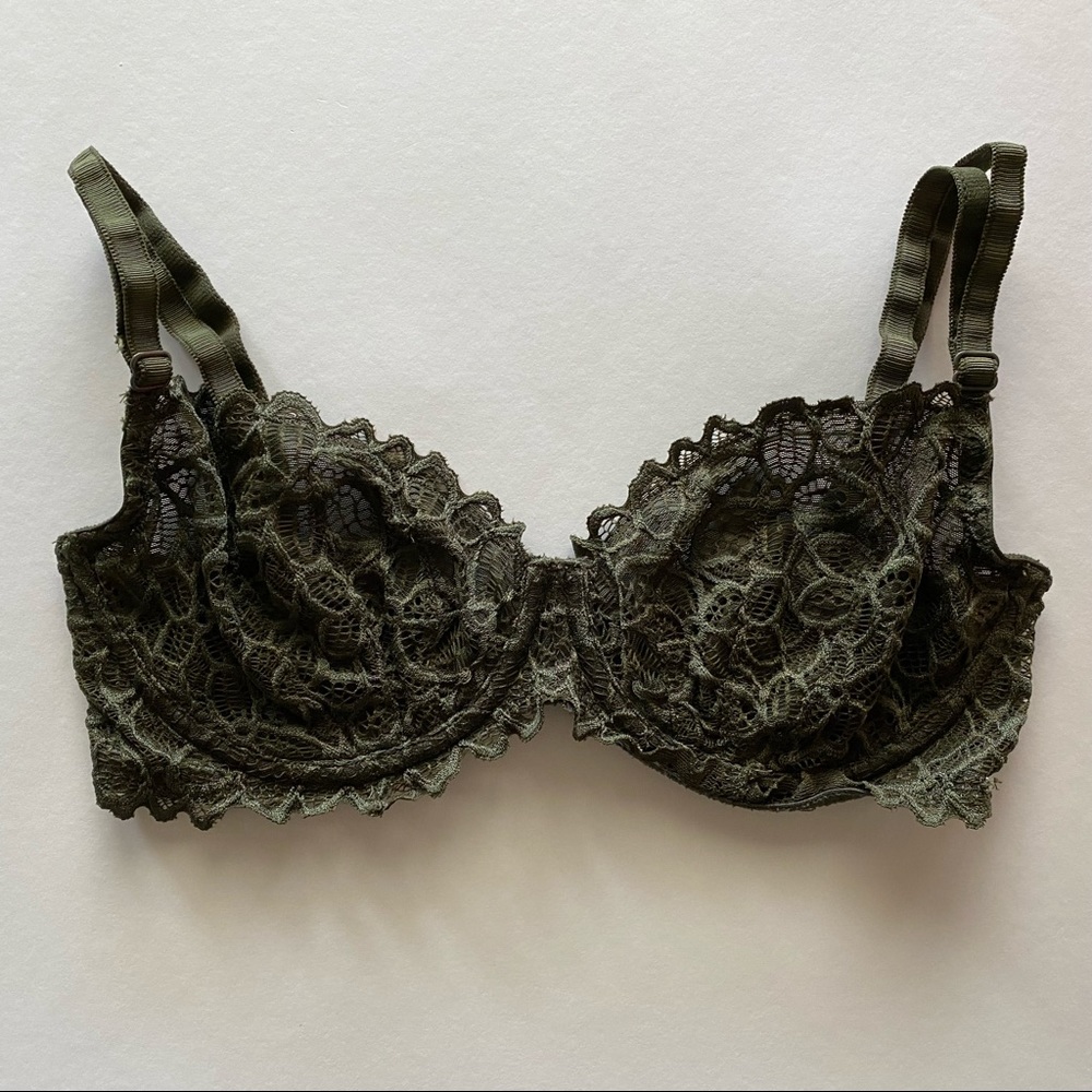 Victoria’s Secret Pink - Unlined Date, olive, 32DD